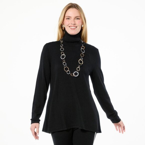 Wynne Layers Sweaters - Wynne Layers Kiss of Cashmere Butterfly Turtleneck Sweater Size 1X Knitwear NEW